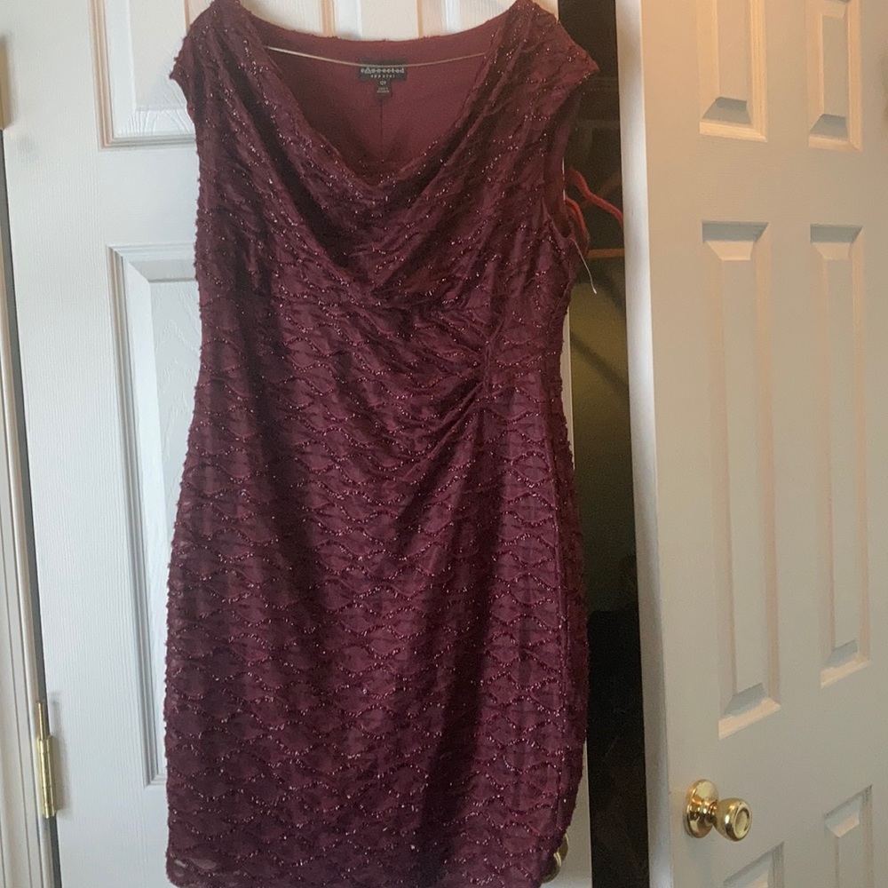 Maroon/ruby colored dress